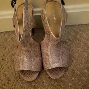 Nine West "MissPriss" Block Heel Sandal